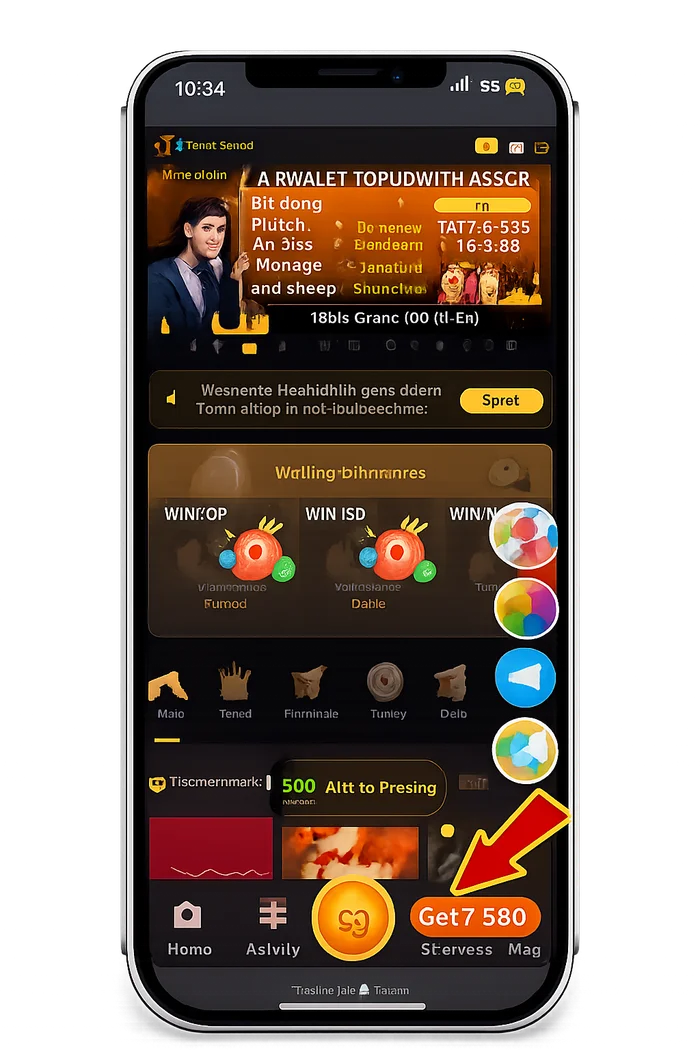 Tashanwin app home screen